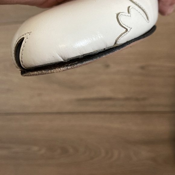 Alexander McQueen Women's Leather Loafers Black and White Floral Print size 37 - Picture 6 of 10